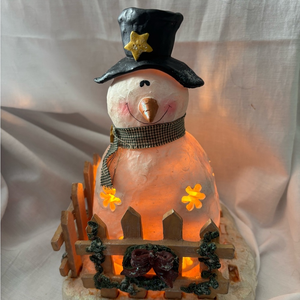 Illuminated Snowman Holiday Decoration